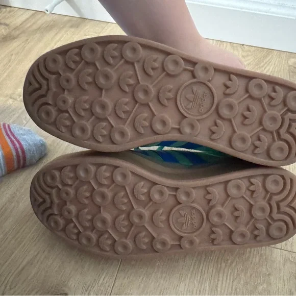 adidas Green and Blue Women's Sneakers - Picture 5 of 5